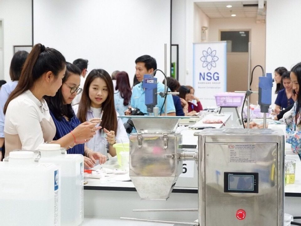 Operational training project : Cosmetic product development at the Faculty of Pharmacy, Phayao Univerisity.